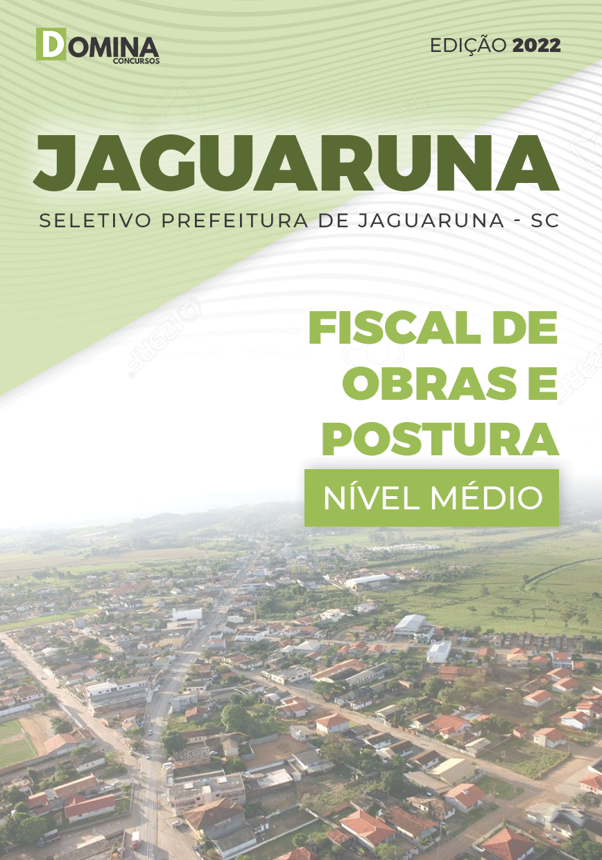 Apostila Pref Jaguaruna SC 2022 Fiscal Obras Postura