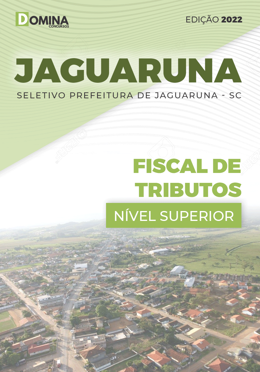 Apostila Seletivo Pref Jaguaruna SC 2022 Fiscal Tributos