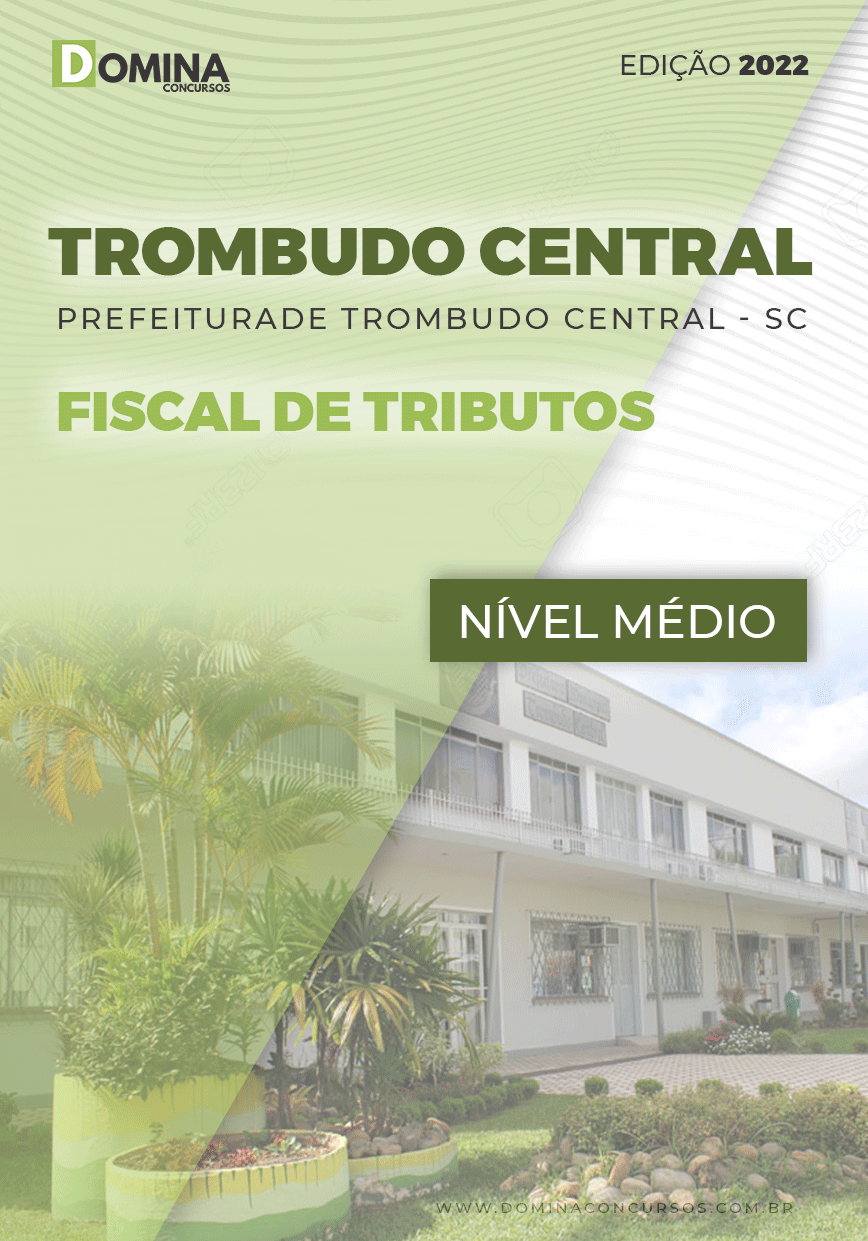 Apostila Pref Trombuto Central SC 2022 Fiscal Tributos