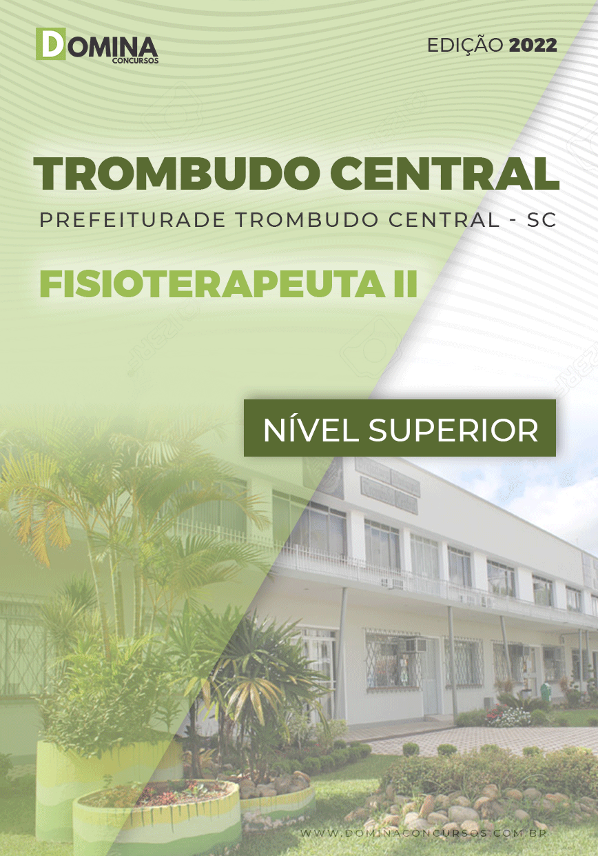 Apostila Pref Trombuto Central SC 2022 Fisioterapeuta II