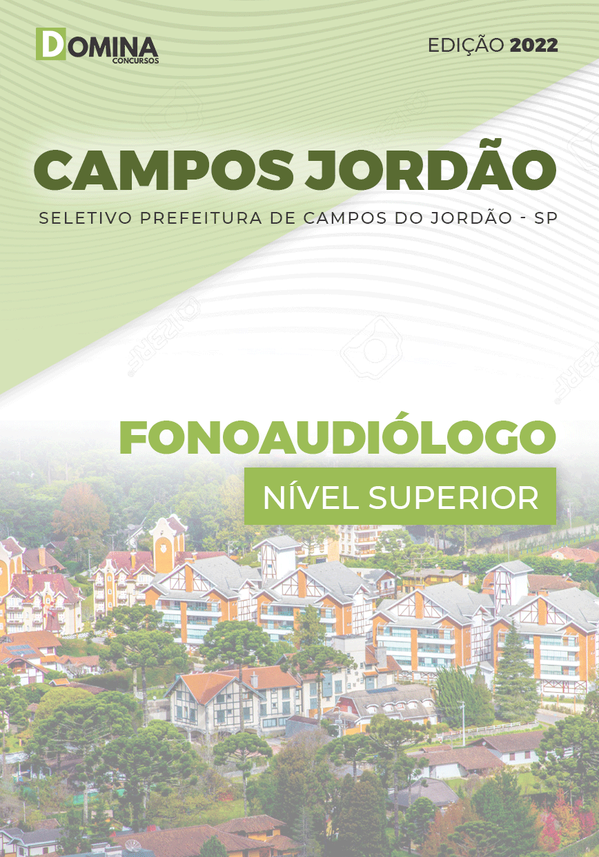 Apostila Seletivo Campos Jordão SP 2022 Fonoaudiólogo