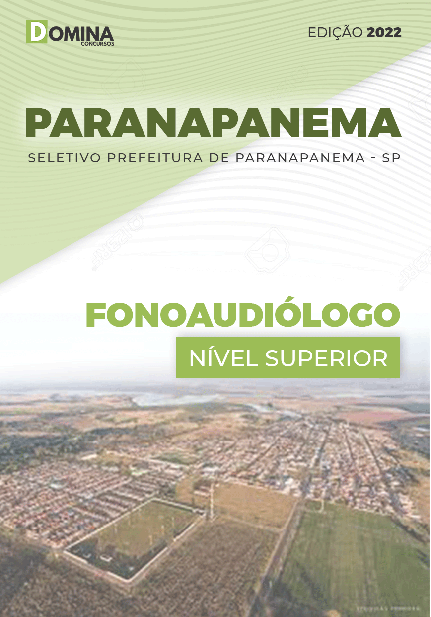 Apostila Pref Paranapanema SP 2022 Fonoaudiólogo