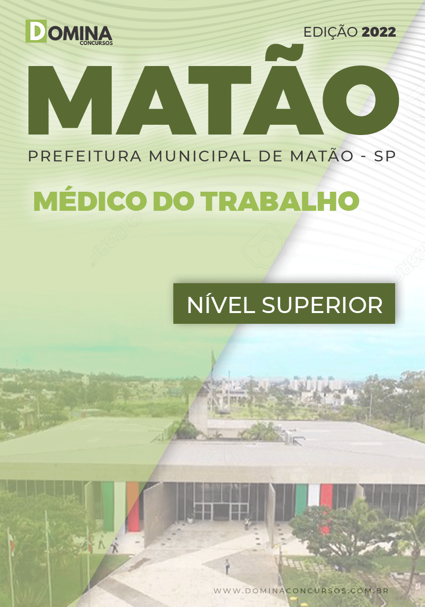 Apostila Concurso Pref. Matão SP 2022 Médico do Trabalho