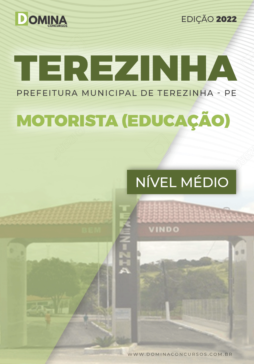 Apostila Concurso Terezinha PE 2022 Motorista Educação