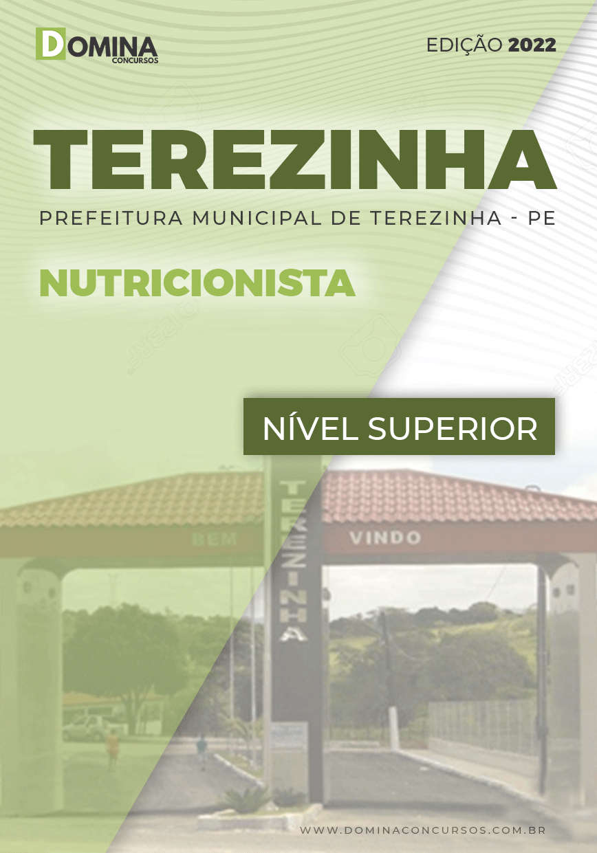 Apostila Concurso Pref. Terezinha PE 2022 Nutricionista