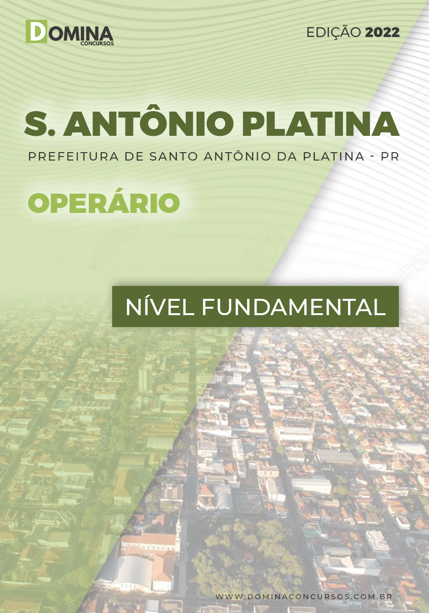 Apostila Concurso Santo Antônio Platina PR 2022 Operário