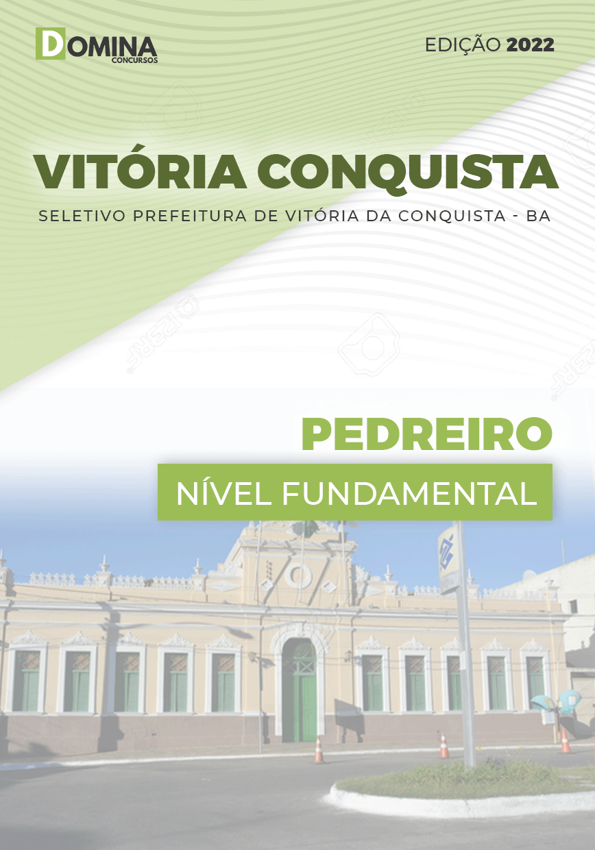 Apostila Seletivo Pref Vitória Conquista BA 2022 Pedreiro