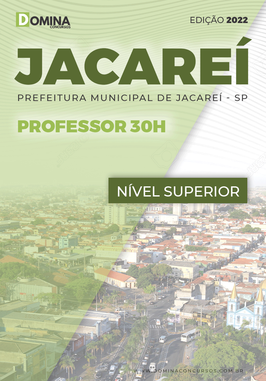 Apostila Jacareí SP 2022 Professor 30h Educação Infantil