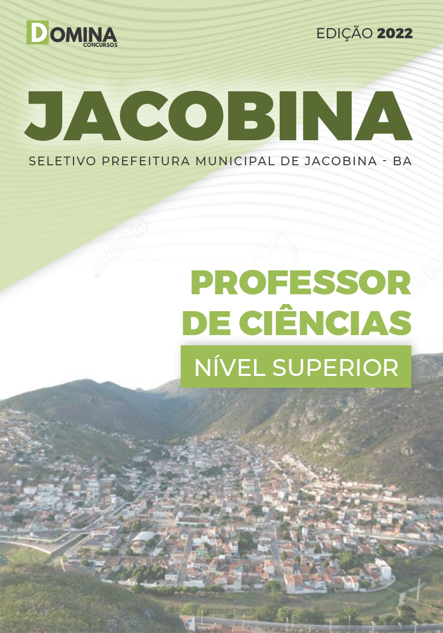 Apostila Pref Jacobina BA 2022 Professor Ciências