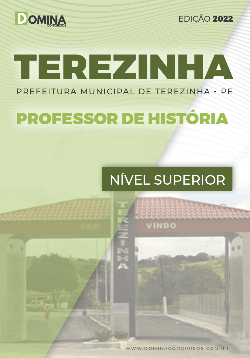 Apostila Concurso Terezinha PE 2022 Professor de História