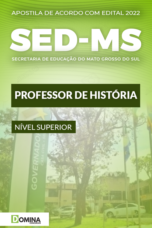 Apostila Digital Concurso SED MS 2022 Professor História