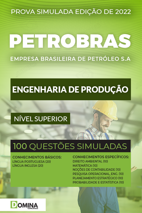Prova Simulada Petrobras 2022 Engenharia de Produção