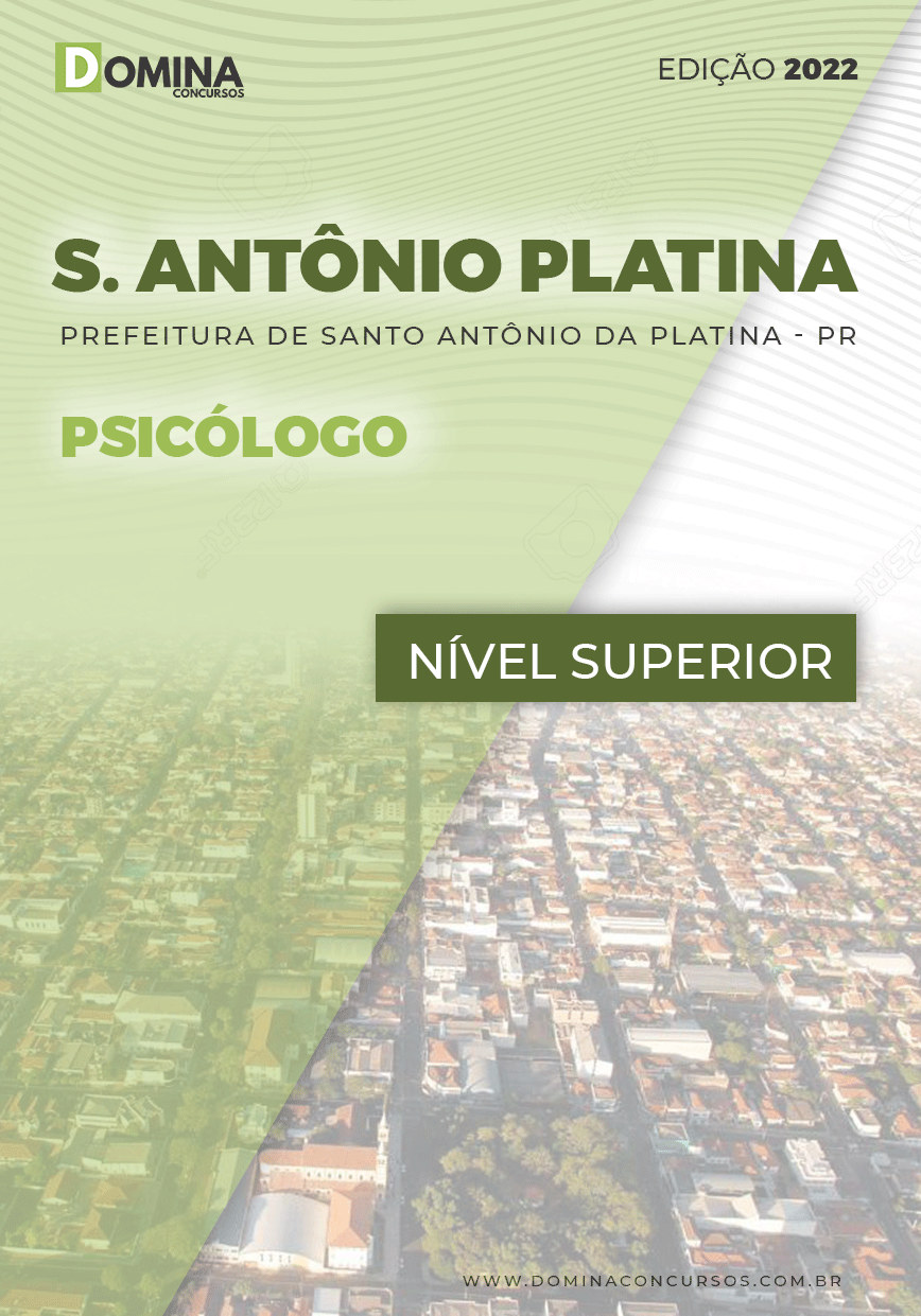 Apostila Concurso Santo Antônio Platina PR 2022 Psicólogo