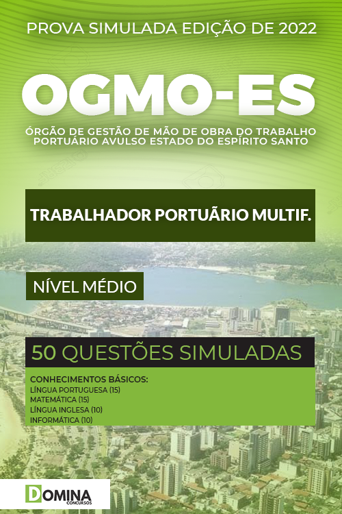 Prova Simulada OGMO ES 2022 Trabalhador Portuário Multifuncional