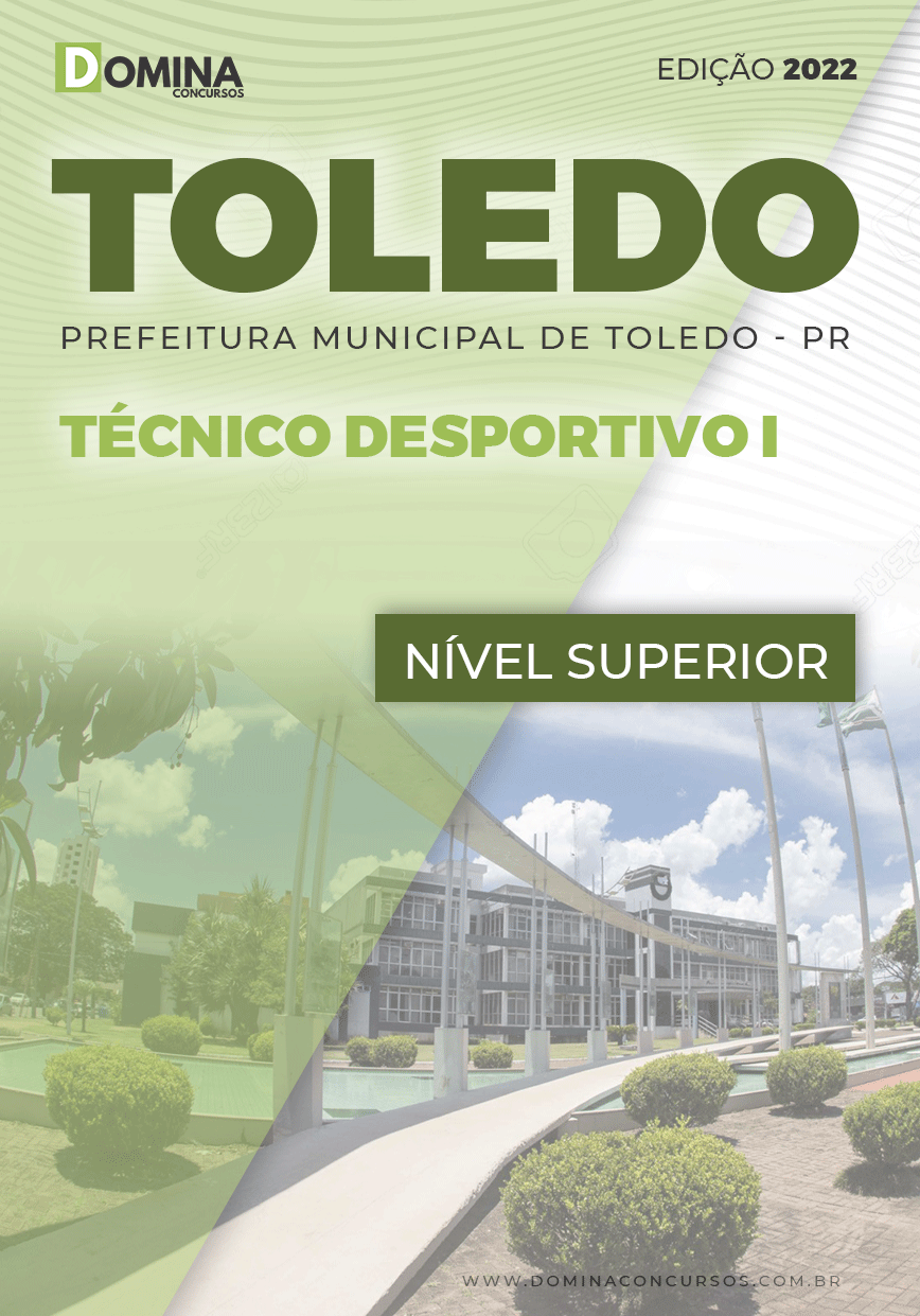Apostila Digital Pref Toledo PR 2022 Técnico Desportivo I