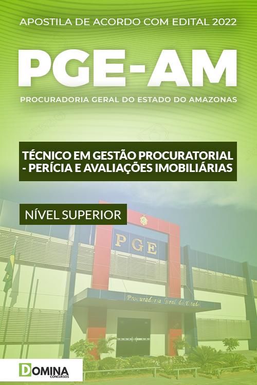Apostila PGE AM 2022 Perícias e Avaliações Imobiliárias