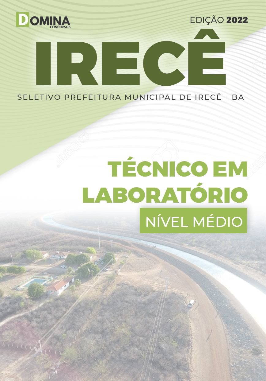 Apostila Seletivo Pref Irecê BA 2022 Técnico Laboratório