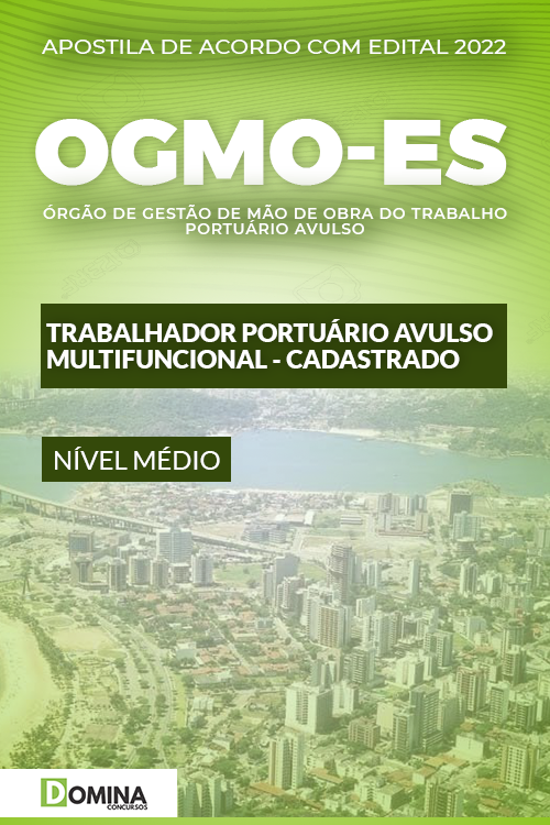 Apostila OGMO ES 2022 Trabalhador Portuário Multifuncional