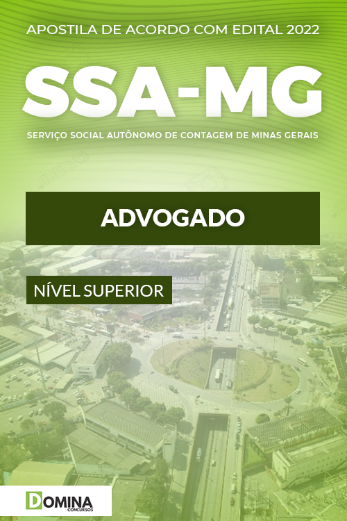 Apostila Seletivo SSA Contagem MG 2022 Advogado