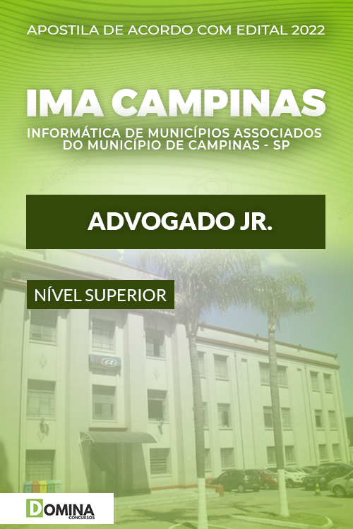 Apostila Concurso IMA Campinas SP 2022 Advogado