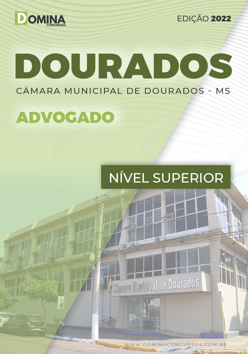 Apostila Digital Câmara Dourados MS 2022 Advogado