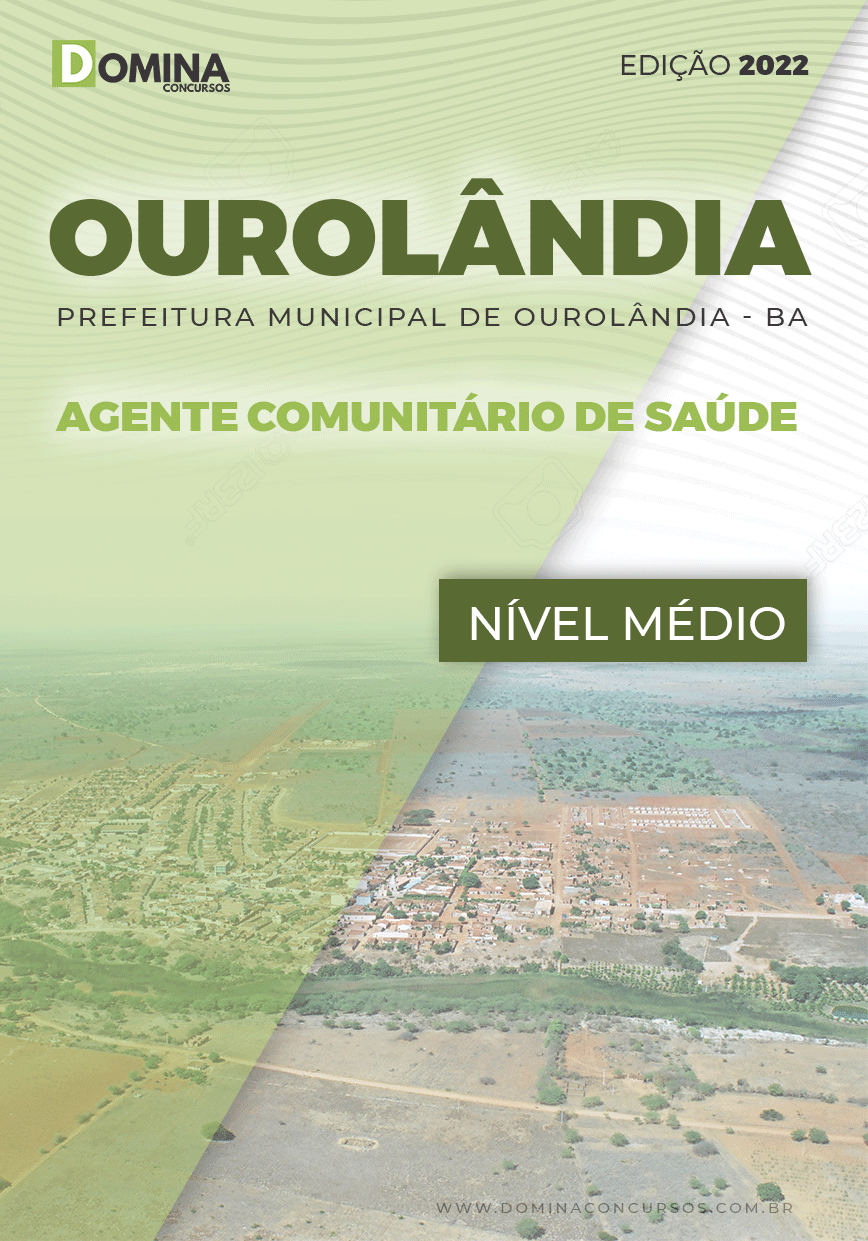 Apostila Pref Ourolândia BA 2022 Ag. Comunitário Saúde