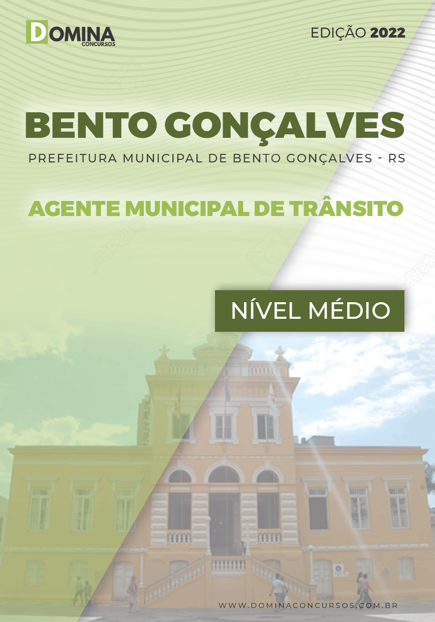 Apostila Pref Bento Gonçalves RS 2022 Ag. Municipal Transito