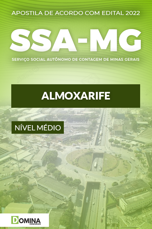 Apostila Seletivo SSA Contagem MG 2022 Almoxerife