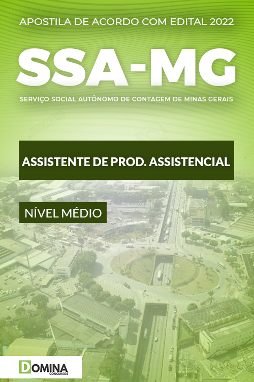 Apostila SSA Contagem MG 2022 Ass. Prod. Assistencial