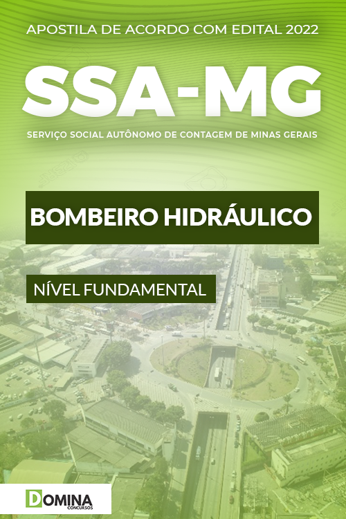 Apostila SSA Contagem MG 2022 Bombeiro Hidráulico