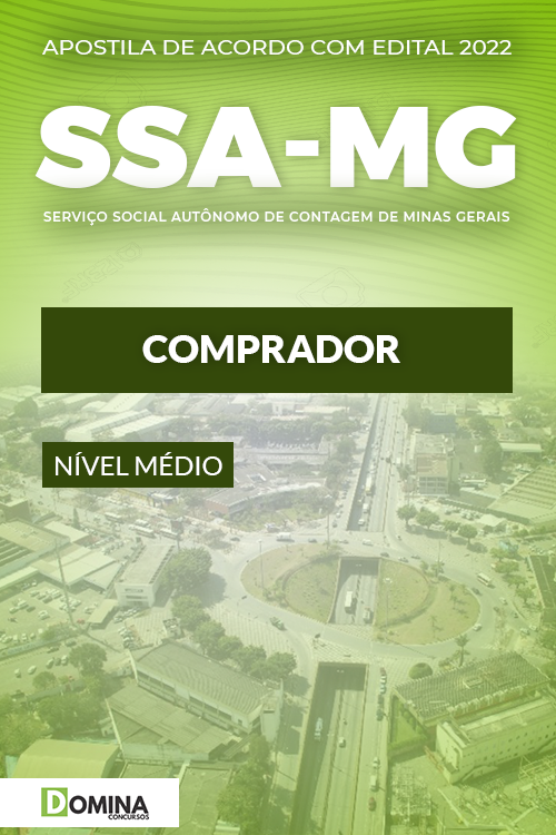 Apostila Seletivo SSA Contagem MG 2022 Comprador