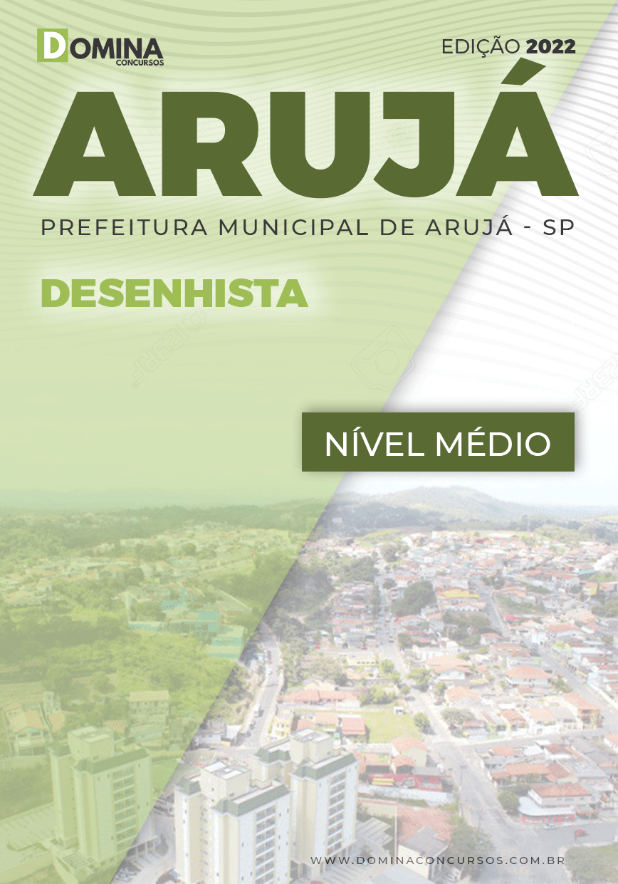 Apostila Digital Concurso Pref Arujá SP 2022 Desenhista