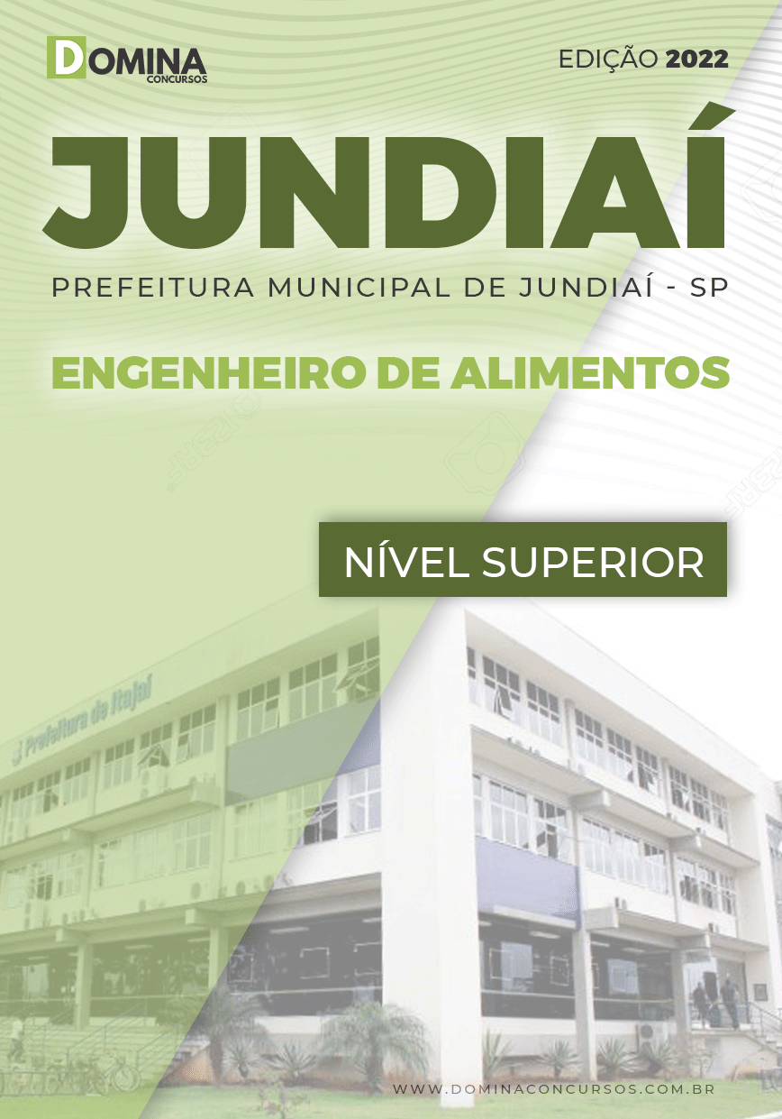 Apostila Pref Jundiaí SP 2022 Engenheiro Alimentos