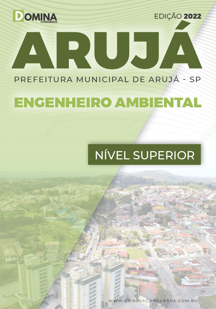 Apostila Digital Pref Arujá SP 2022 Engenheiro Ambiental