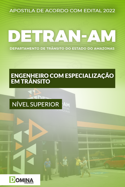 Apostila Concurso Detran AM 2022 Engenheiro em Trânsito