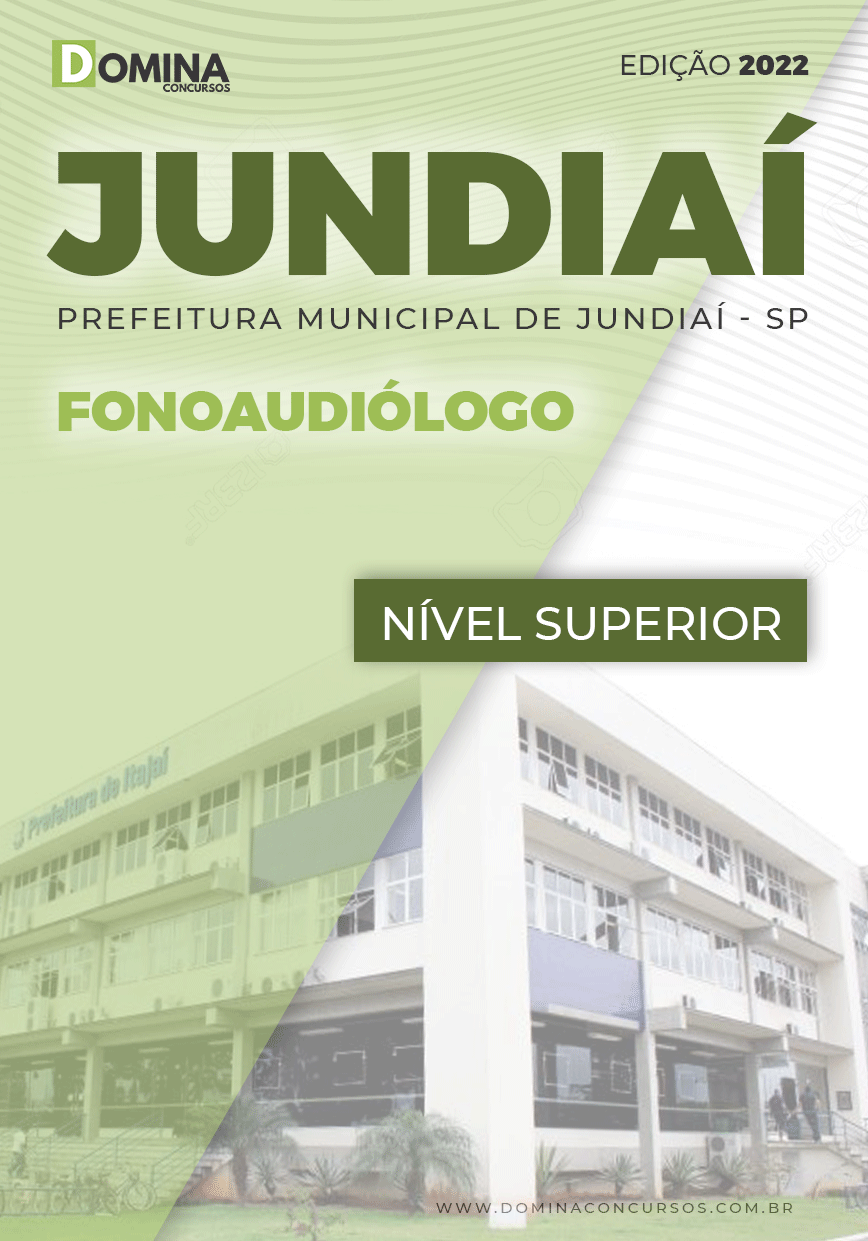 Apostila Digital Pref Jundiaí SP 2022 Fonoaudiólogo