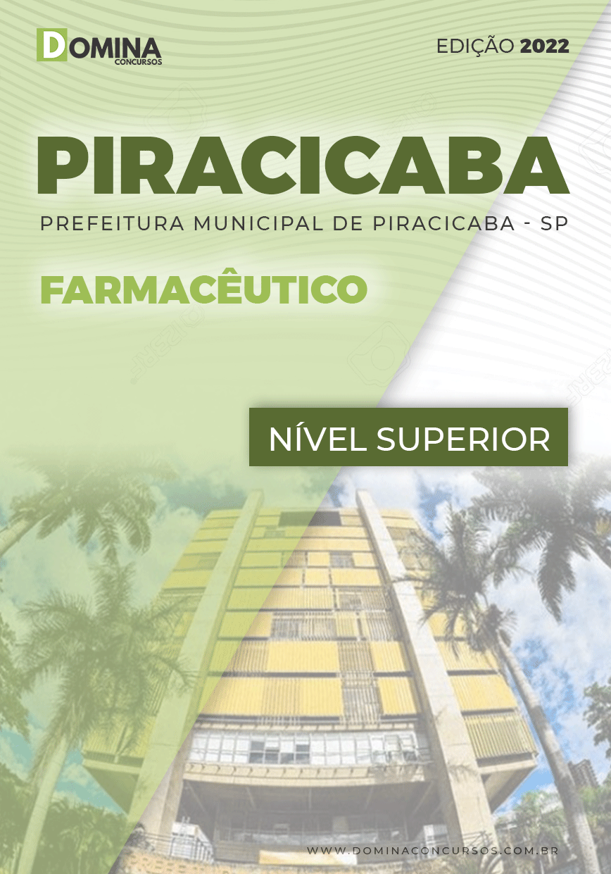 Apostila Digital Pref Piracicaba SP 2022 Farmacêutico