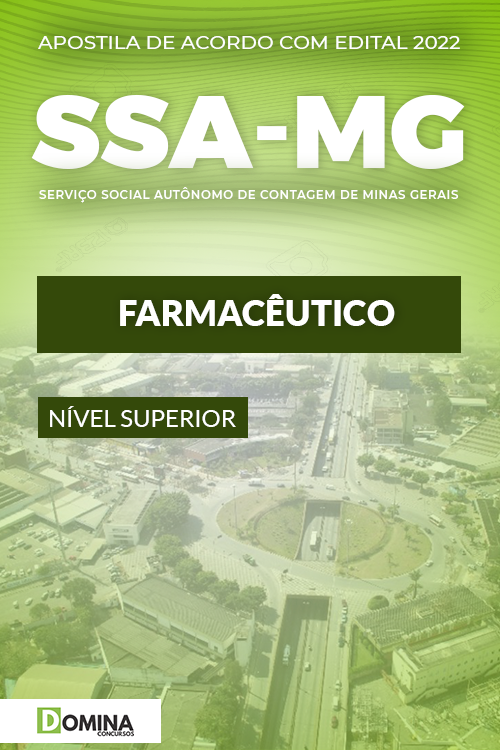 Apostila Seletivo SSA Contagem MG 2022 Farmacêutico