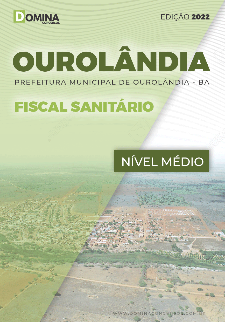 Apostila Digital Pref Ourolândia BA 2022 Fiscal Sanitário