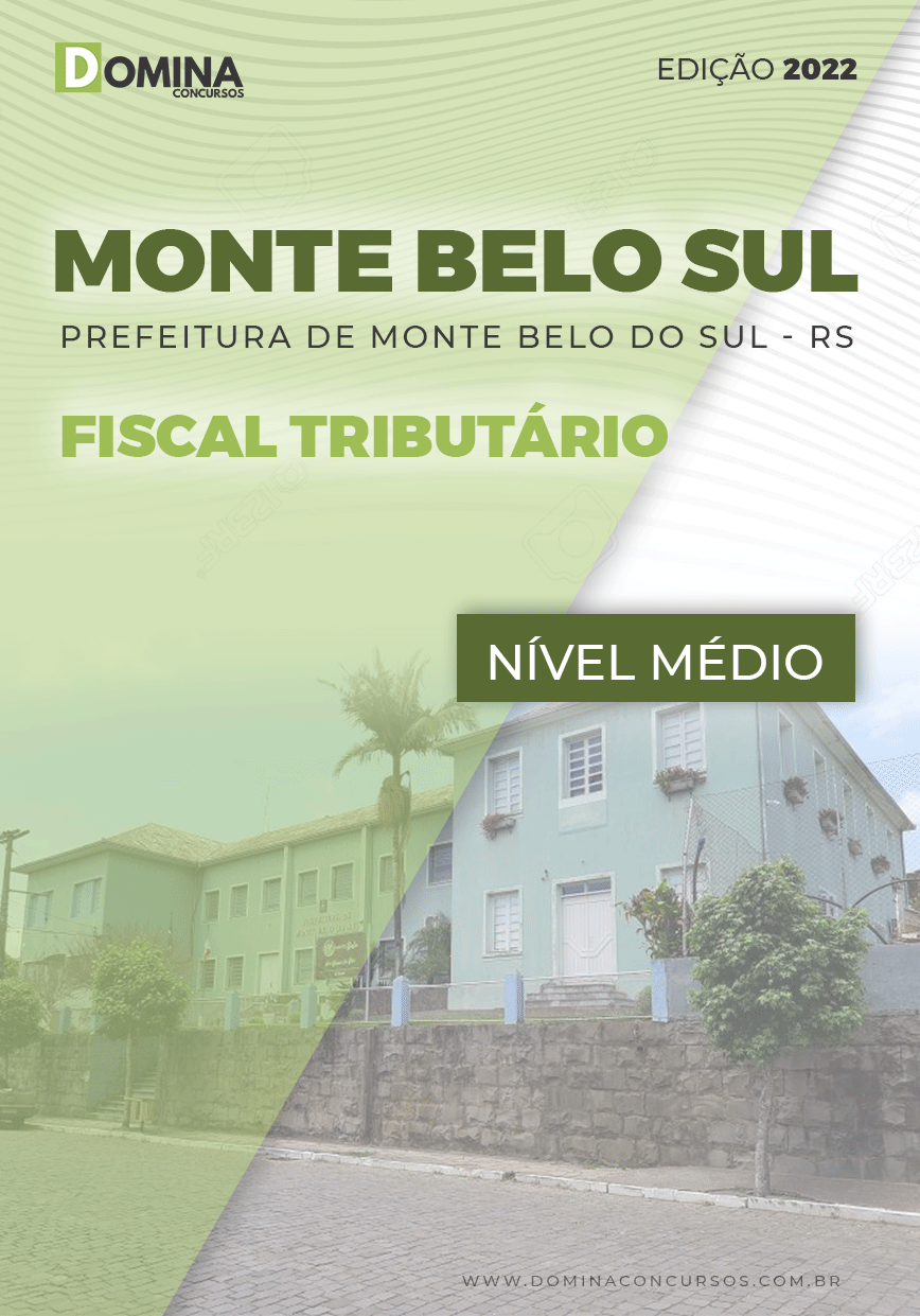 Apostila Pref Monte Belo Sul RS 2022 Fiscal Sanitarista