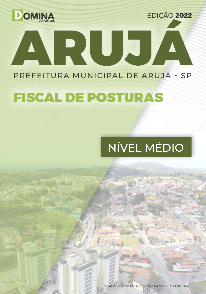 Apostila Concurso Pref Arujá SP 2022 Fiscal Postura