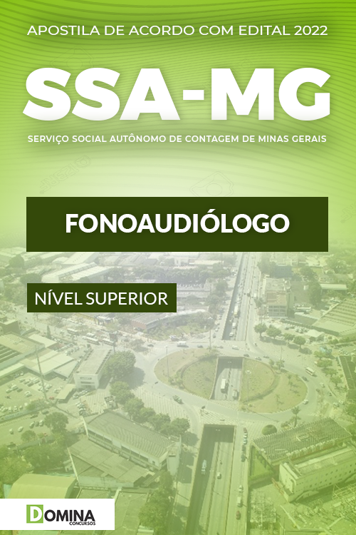 Apostila Seletivo SSA Contagem MG 2022 Fonoaudiólogo