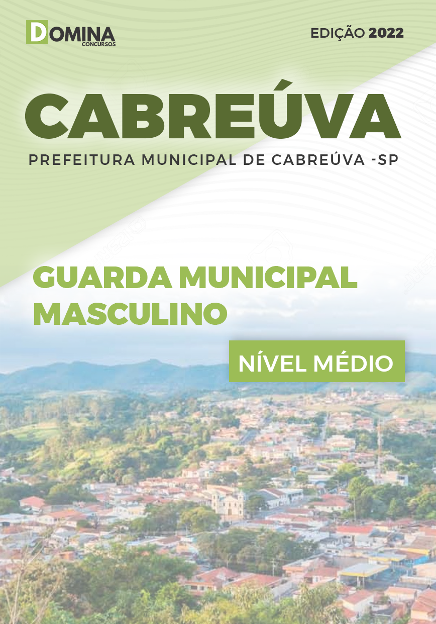 Apostila Pref Cabreúva SP 2022 Guarda Civil Mun. Masculino
