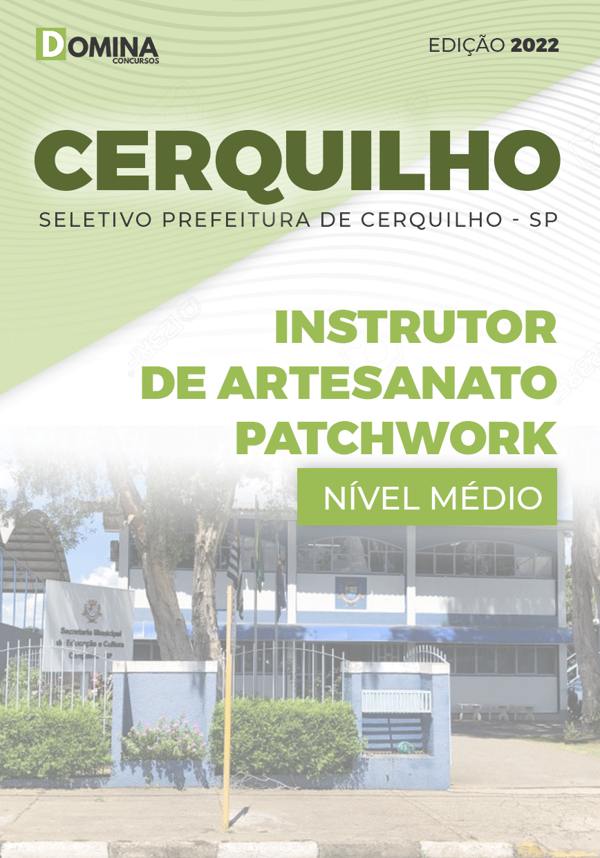 Apostila Pref Cerquilho SP 2022 Inst. Artesan. Patchwork