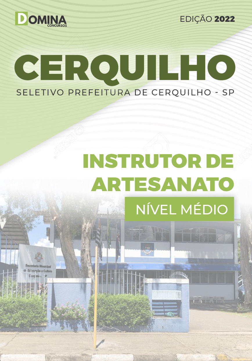 Apostila Pref Cerquilho SP 2022 Instrutor Artesanato