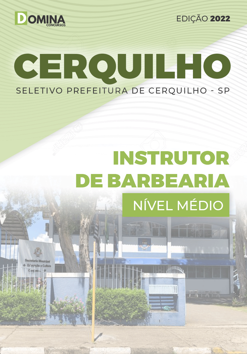 Apostila Seletivo Pref Cerquilho SP 2022 Instrutor Barbearia