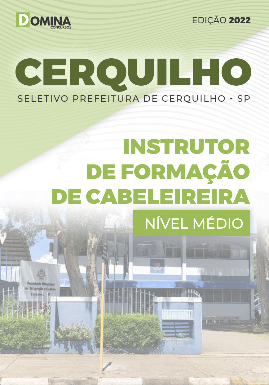 Apostila Pref Cerquilho SP 2022 Inst. Formação Cabeleireiro
