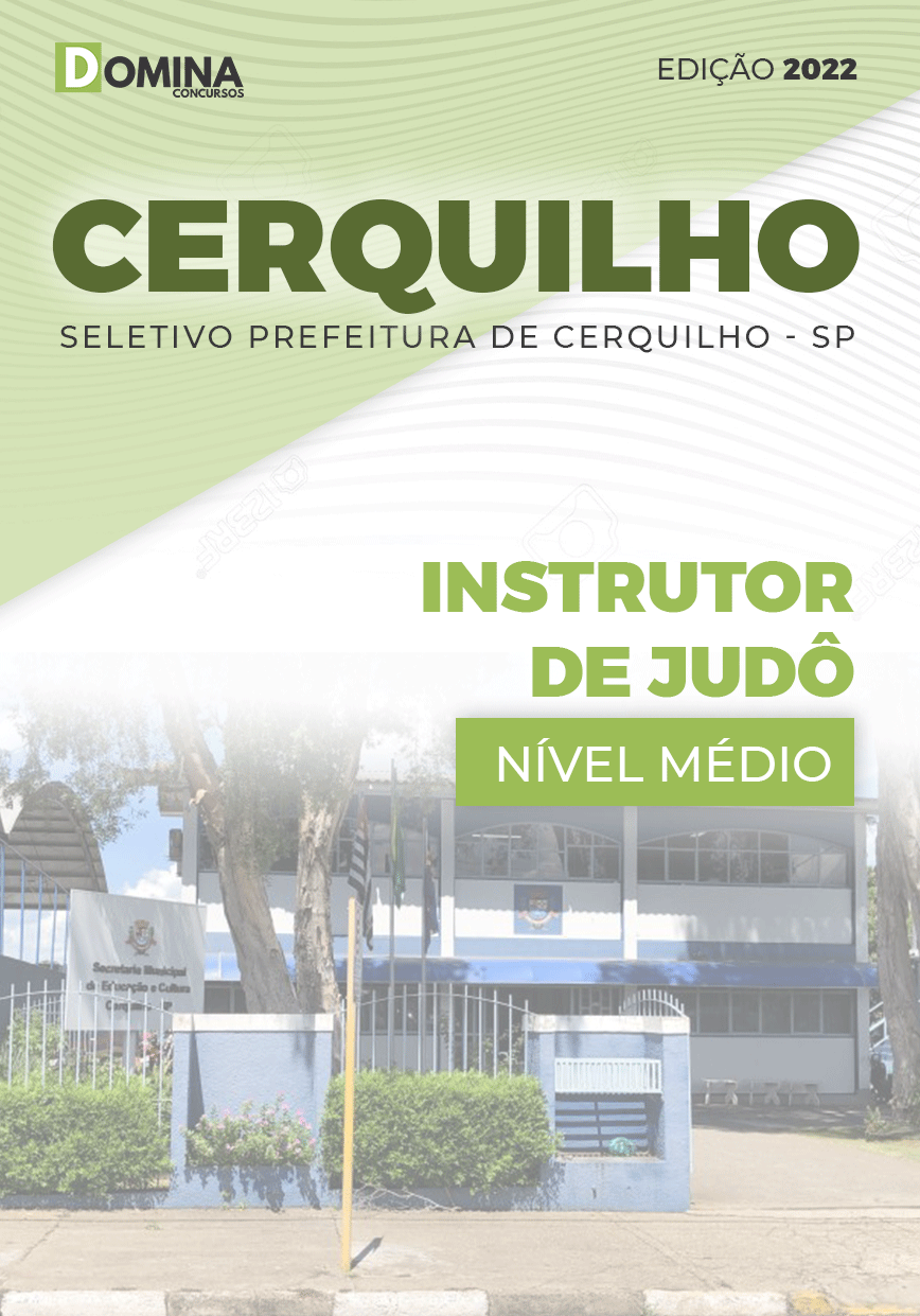 Apostila Seletivo Pref Cerquilho SP 2022 Instrutor Judô