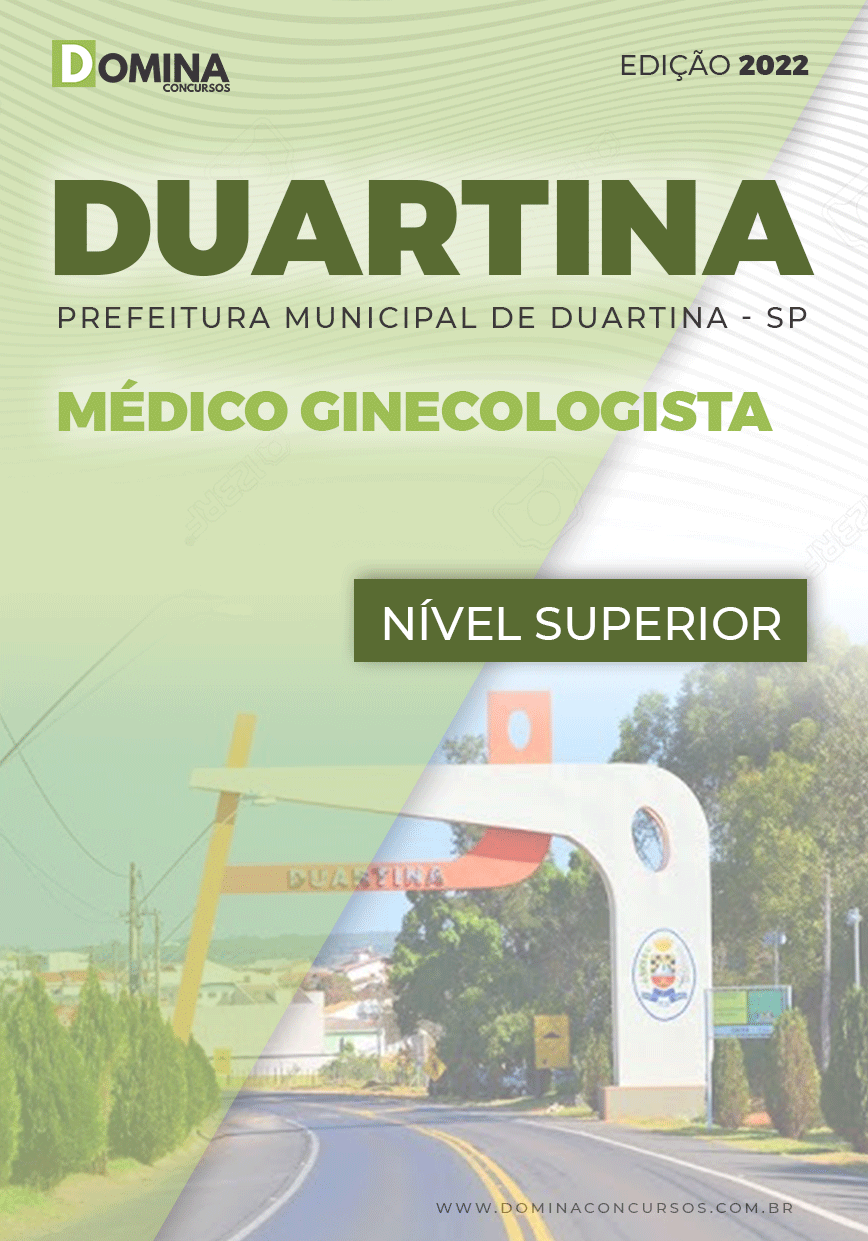 Apostila Pref Duartina SP 2022 Médico Ginecologista