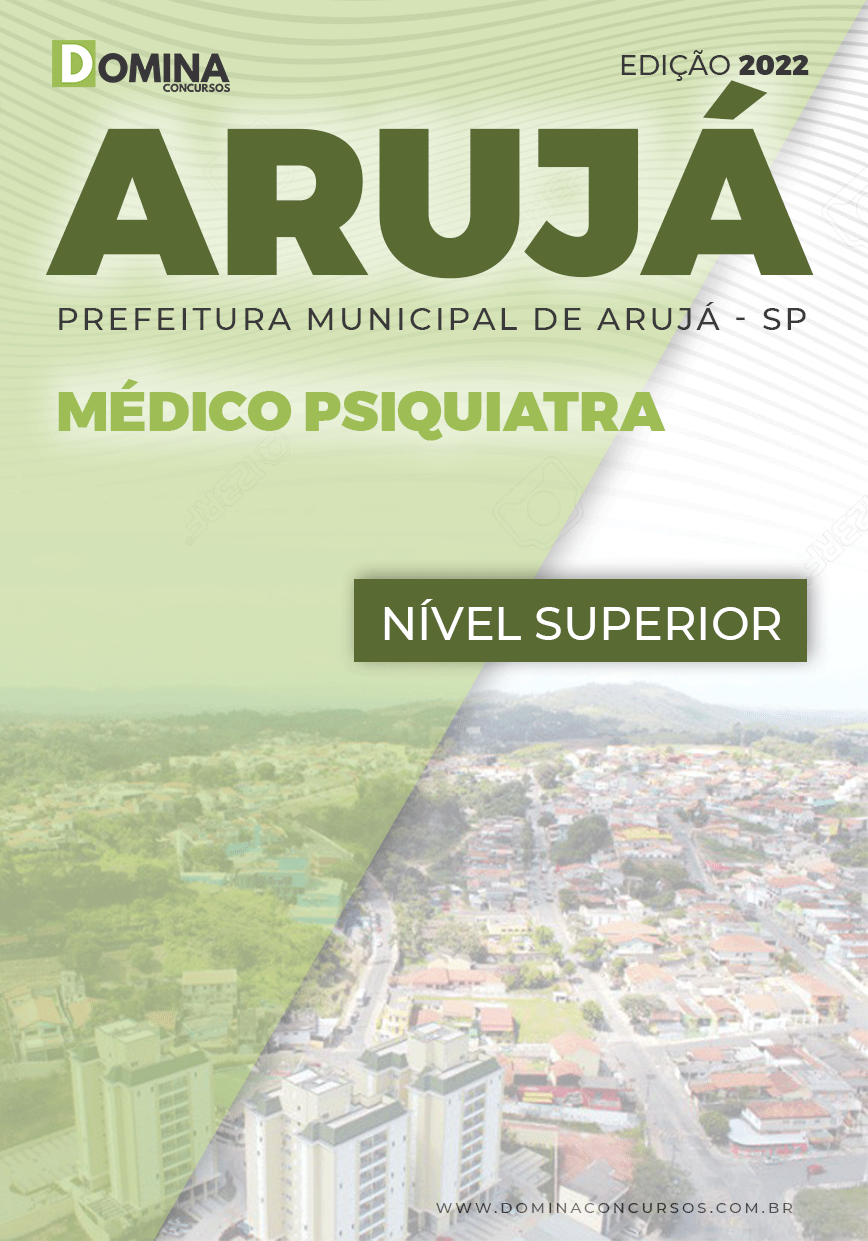 Apostila Concurso Pref Arujá SP 2022 Médico Psiquiatra